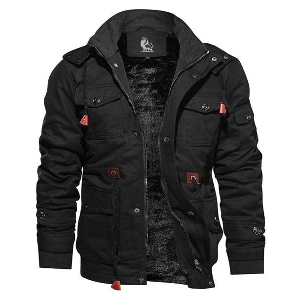 Black Survival Cotton Jacket